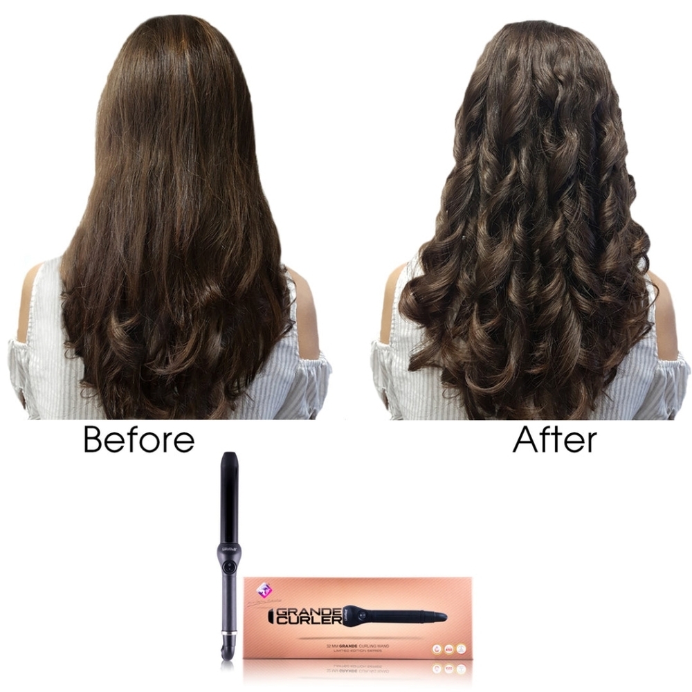 NIB Royale Cool Tip Tourmaline Curling Wand 32MM - Picture 3 of 7